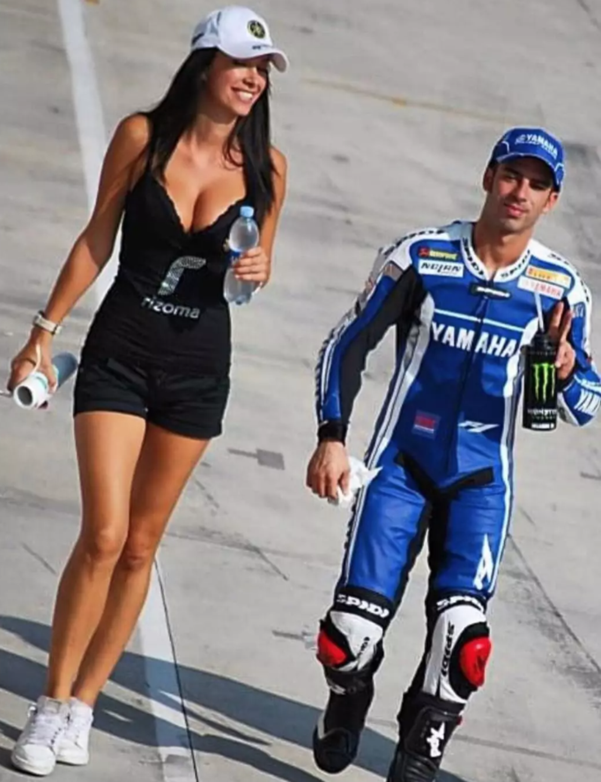 Manuela Raffaetà e Marco Melandri