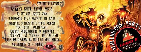 Halloween Party da Ciapa la moto, venerdì 31 ottobre Halloween Party da Ciapa la moto, venerdì 31 ottobre