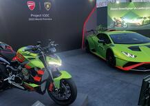Ducati V4 Streetfighter Lamborghini, la sportiva nata… in aeroporto! [VIDEO]