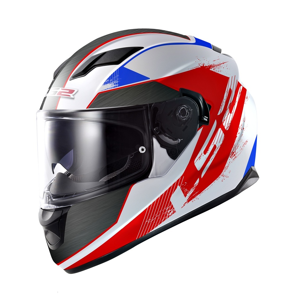 Casco Integral Casco Ls2 Integral Stream II Drako Negro Rojo De