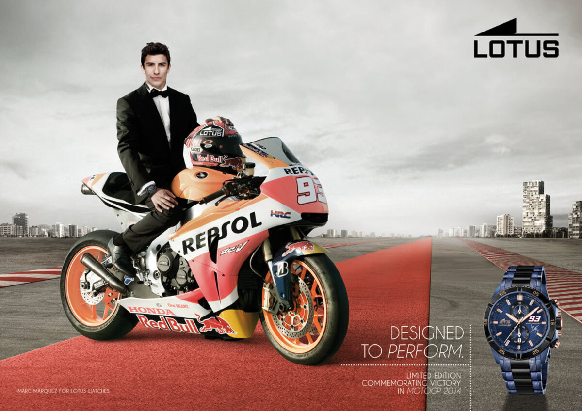 Lotus, oggi a Baselworld la nuova campagna. Protagonisti i fratelli Marquez  - News - Moto.it