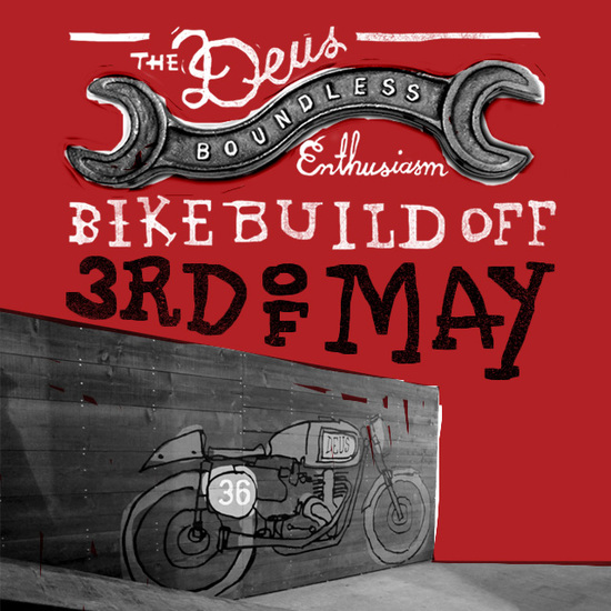 Deus Bike Build Off, il 3 maggio a Milano Deus Bike Build Off, il 3 maggio a Milano