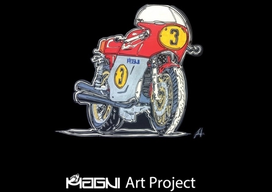 Le moto Magni protagoniste in una mostra d’arte Le moto Magni protagoniste in una mostra d’arte