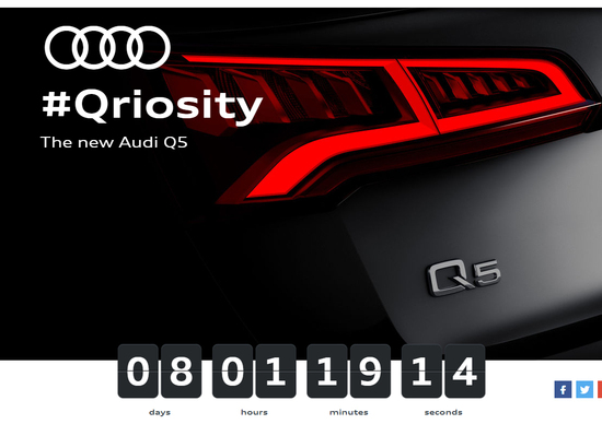 Audi Q5 debutta al Salone di Parigi 2016: ecco il teaser Audi Q5 debutta al Salone di Parigi 2016: ecco il teaser