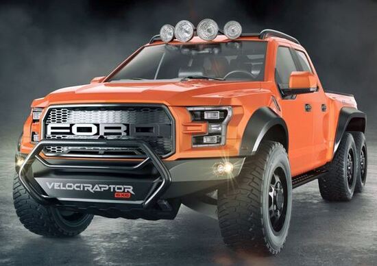 Hennessey VelociRaptor 6x6, mostruoso Hennessey VelociRaptor 6x6, mostruoso