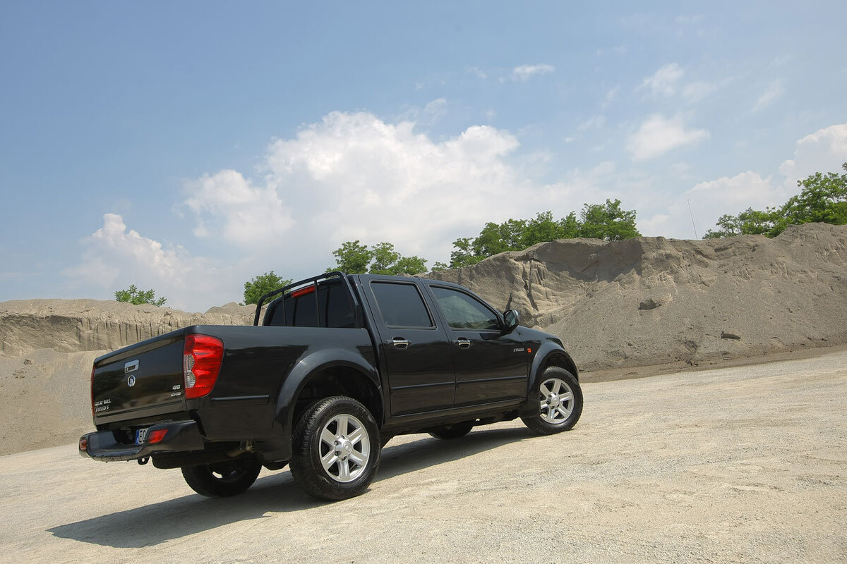 Rear Bumper For Great Wall Steed 3/5 (2007-2013) – Without Mouldings, Non-Original, Black