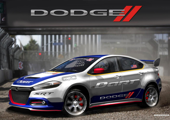 Dodge Dart: con Travis Pastrana al Rallycross Championship Dodge Dart: con Travis Pastrana al Rallycross Championship