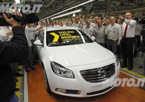 Opel: prodotte 500.000 Insigna a Rüsselsheim Opel: prodotte 500.000 Insigna a Rüsselsheim
