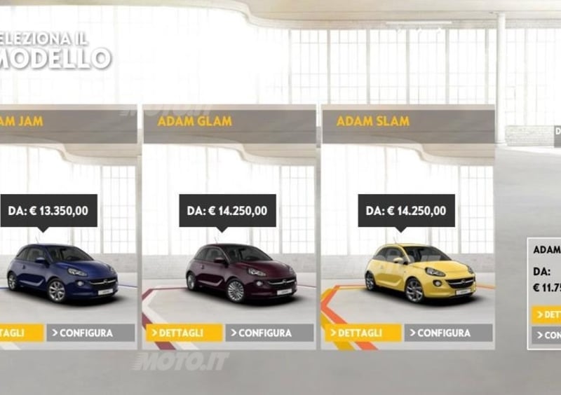 Opel Adam Abbiamo Provato Il Configuratore On Line News Automoto It