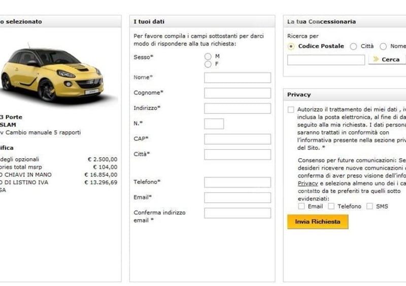 Opel Adam Abbiamo Provato Il Configuratore On Line News Automoto It