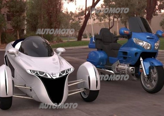 Terracraft concept: la cabrio a tre ruote che piega come una moto Terracraft concept: la cabrio a tre ruote che piega come una moto