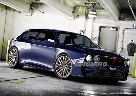 Lancia Delta HF Integrale concept: come la immagina un designer italiano Lancia Delta HF Integrale concept: come la immagina un designer italiano
