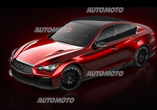Infiniti Q50 Eau Rouge concept: le prime immagini Infiniti Q50 Eau Rouge concept: le prime immagini