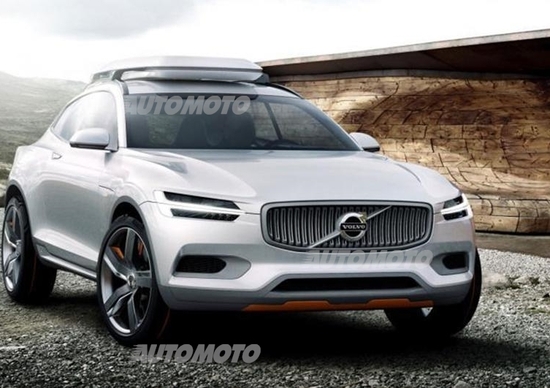 Volvo XC Coupé concept: prime immagini ufficiali Volvo XC Coupé concept: prime immagini ufficiali
