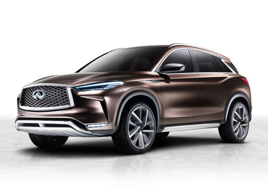 Infiniti QX50 concept, debutto al Salone di Detroit 2017 Infiniti QX50 concept, debutto al Salone di Detroit 2017