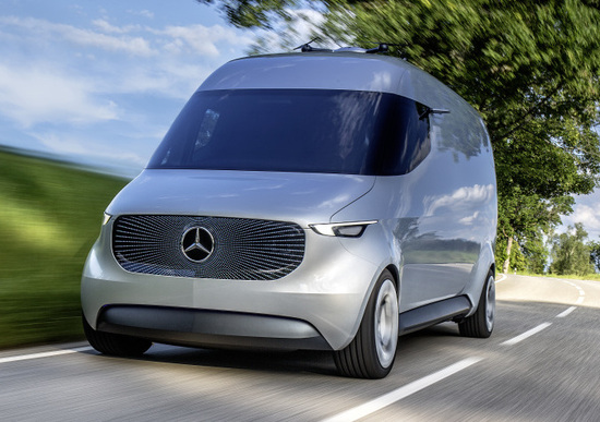Mercedes Vision Van, la consegna si fa col drone Mercedes Vision Van, la consegna si fa col drone