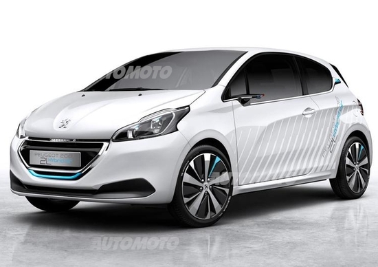 Peugeot 208 HYbrid Air 2L concept: apre la strada all'auto da 2 l/100km Peugeot 208 HYbrid Air 2L concept: apre la strada all'auto da 2 l/100km