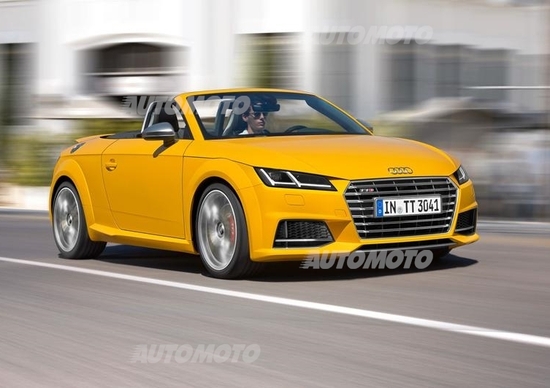 Audi TT e TT S Roadster: le prime immagini ufficiali Audi TT e TT S Roadster: le prime immagini ufficiali