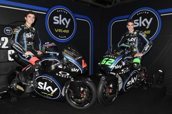 Dainese & AGV technical sponsor dello Sky Racing Team VR46 Dainese & AGV technical sponsor dello Sky Racing Team VR46