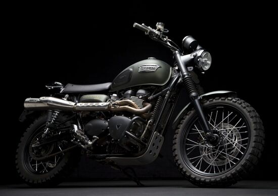 Triumph Scrambler Jurassic World, all'asta contro il cancro Triumph Scrambler Jurassic World, all'asta contro il cancro