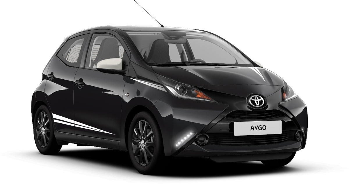 Toyota Aygo XBlack Limited Edition, look total black per la city car